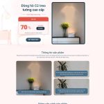 Theme WordPress landing page đồng hồ gián tường 3D Theme WordPress landing page đồng hồ gián tường 3D