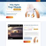 Theme WordPress landing page máy nghe trợ thính Theme WordPress landing page máy nghe trợ thính