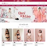 Theme WordPress thời trang nội y 02
